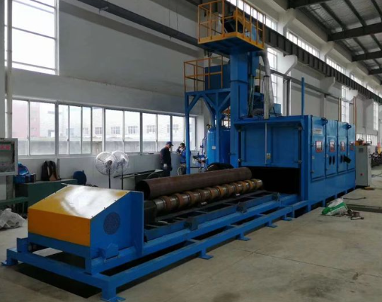 庆阳喷砂机在管道除锈中的现场施工应用
